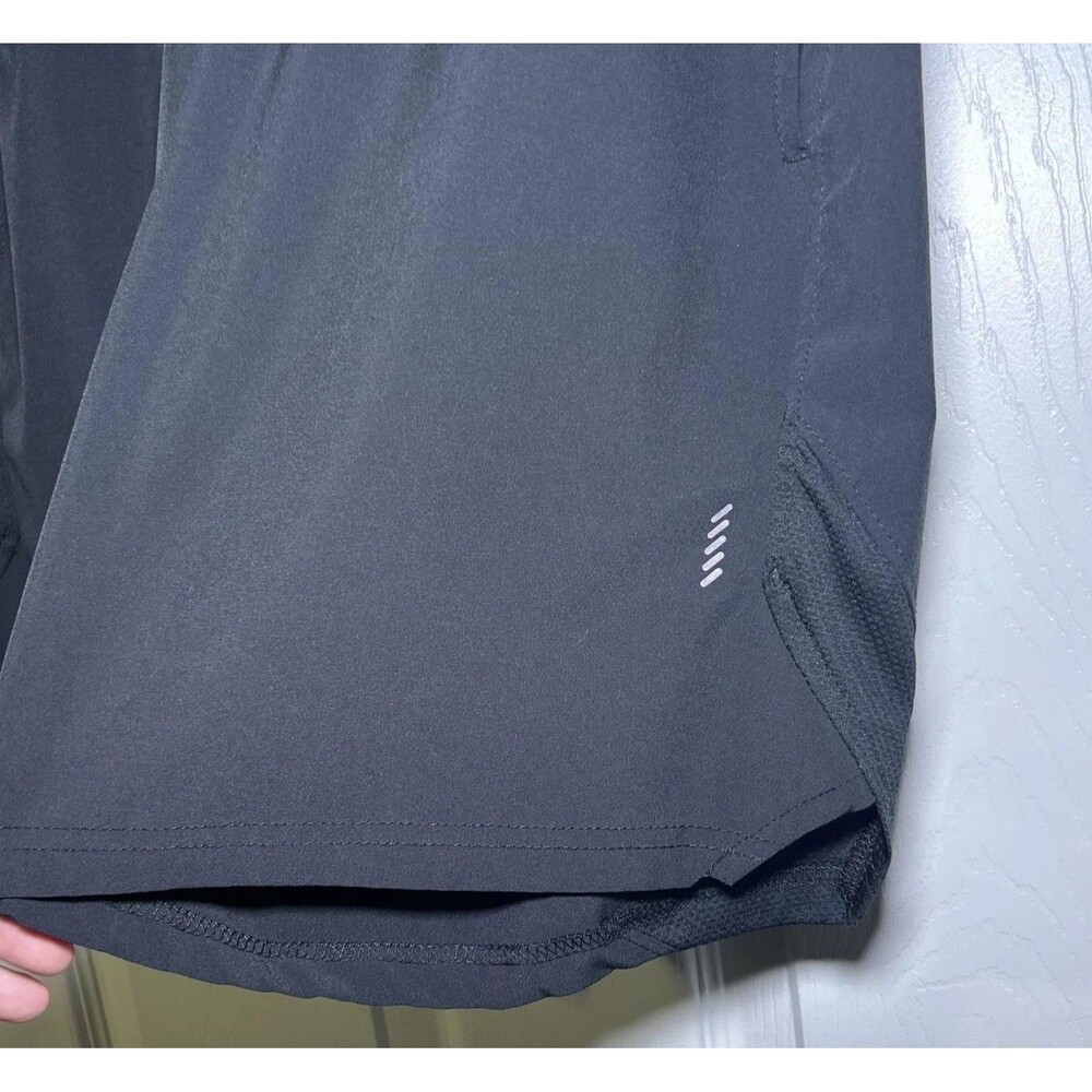 Balance Collection Shorts Men's Medium Black Lined Running Athletic Gym Stretch - Picture 3 of 9